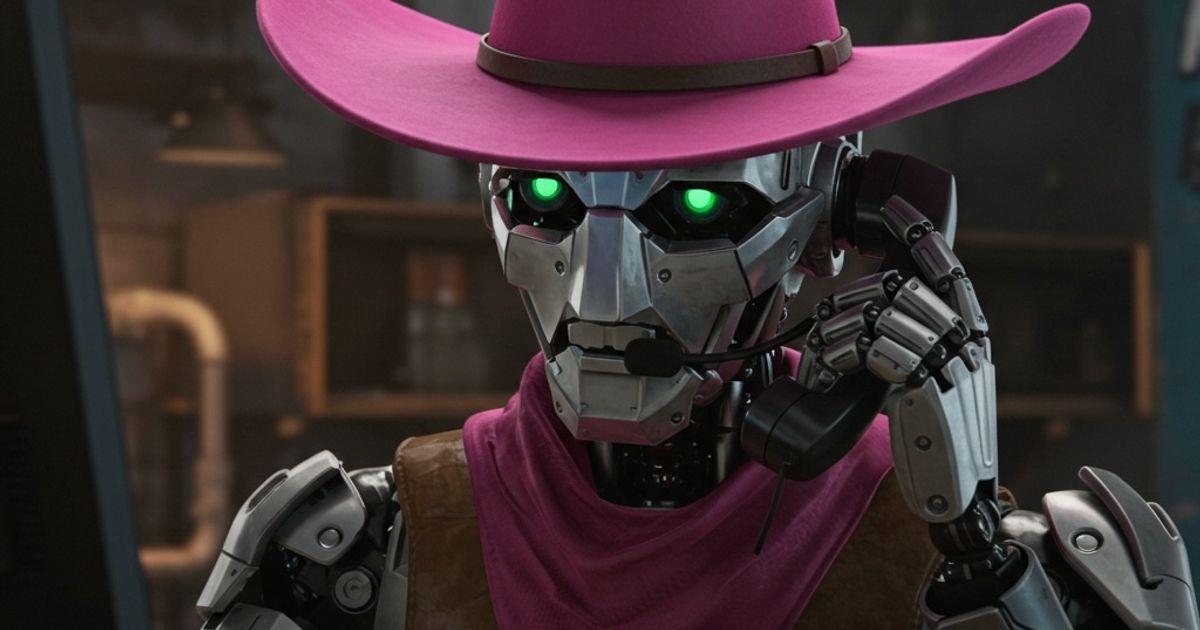 AI-powered customer support interface showing intelligent routing and response