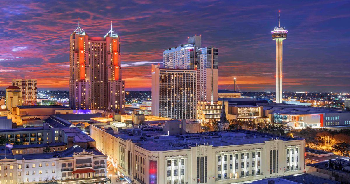 San Antonio skyline representing cybersecurity landscape in Texas
