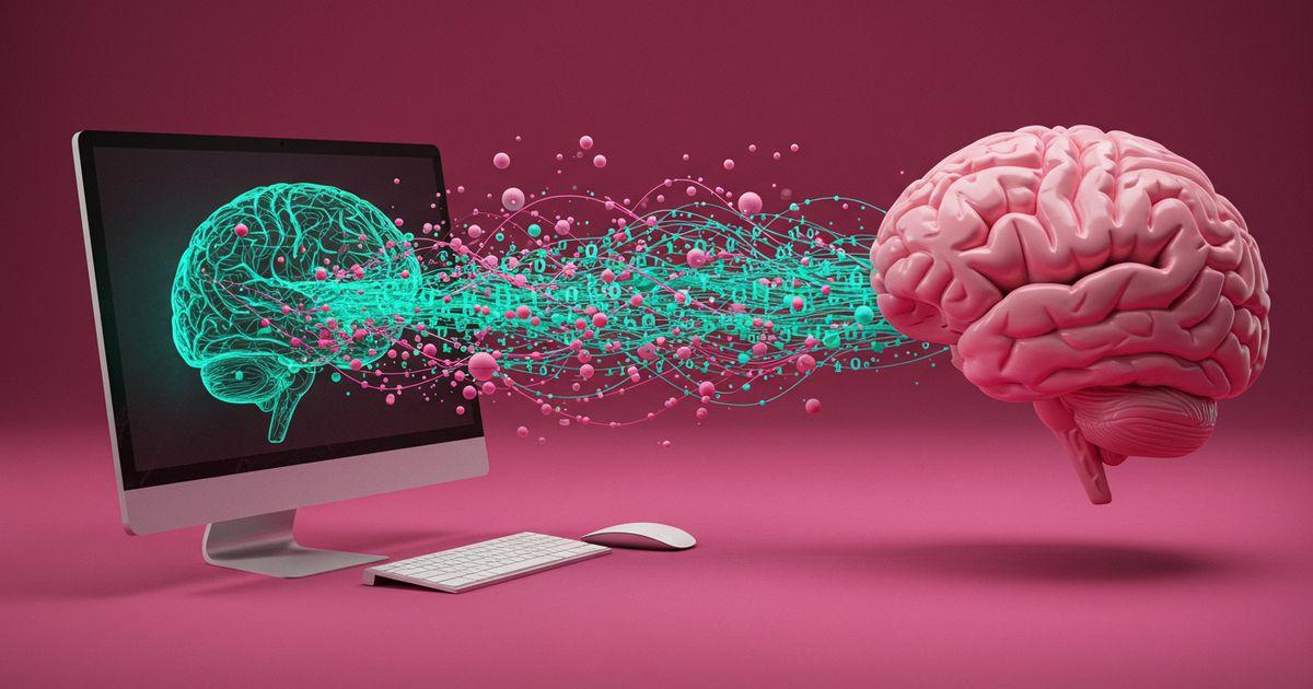 How AI and the human brain process information similarly