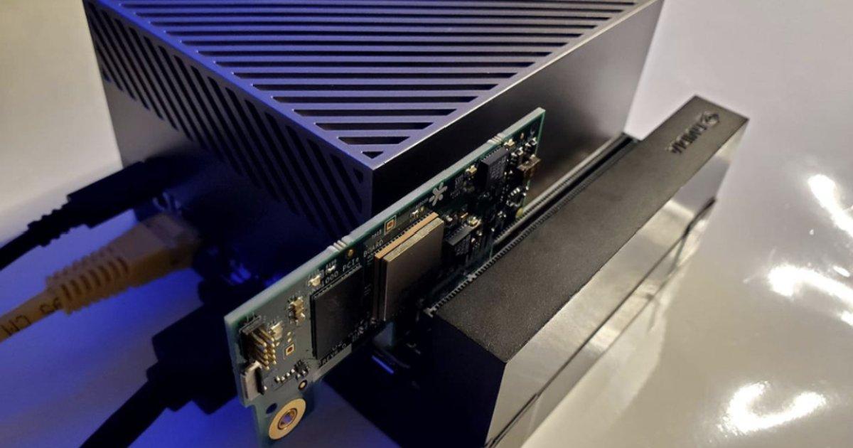 NVIDIA Jetson Orin AGX with BrainChip Akida PCIe neuromorphic brain chip board